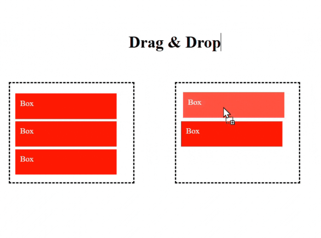 Drag and Drop Feature Using JavaScript