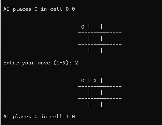 Tic-Tac-Toe Game in C++ 2025 CodeHelping