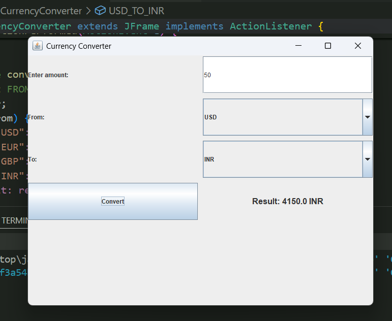 How to Make a Currency Converter in Java | Source Code GitHub Link
